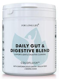 COLOFLUSH Nahrungsergänzungspulver mit Kieselgur, Inulin, Polysacchariden und Natron von FOR LONG LIFE – Bild 1 von 1