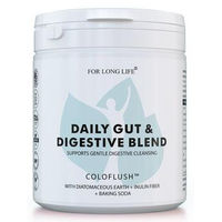 Produktbild von COLOFLUSH Nahrungsergänzungspulver mit Kieselgur, Inulin, Polysacchariden und Natron von FOR LONG LIFE