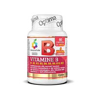 Produktbild von Colours of Life B-Komplex Vitamine B-Gruppe Tabletten vegan und glutenfrei 60 Stück