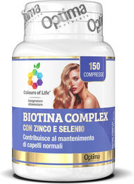 Colours Of Life Biotin Complex mit Zink und Selen Tabletten vegan vegetarisch glutenfrei laktosefrei für Erwachsene – Bild 1 von 3