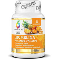 Produktbild von Colours Of Life Bromelain aus Ananasstielen Tabletten vegan glutenfrei laktosefrei