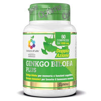 Produktbild von Colours of Life Ginkgo Biloba Tabletten vegan glutenfrei 60 Stück