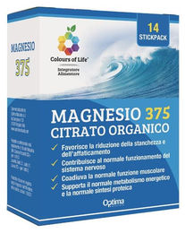 Colours of Life Magnesio 375 Magnesium Citrat Sticks vegan vegetarisch 14 Stück – Bild 1 von 1