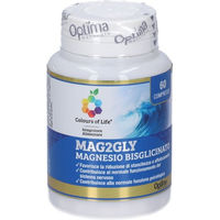 Produktbild von Colours Of Life Magnesium Bisglycinat Tabletten vegan vegetarisch laktosefrei glutenfrei