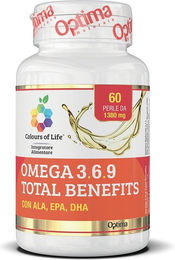 Colours Of Life Omega 369 Total Benefits Kapseln glutenfrei und laktosefrei – Bild 1 von 2