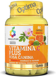 Colours Of Life Vitamina C PLUS 1000 mg Kapseln mit natürlichem Acerola und Hagebutte vegan vegetarisch glutenfrei – Bild 1 von 1
