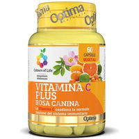 Produktbild von Colours Of Life Vitamina C PLUS 1000 mg Kapseln mit natürlichem Acerola und Hagebutte vegan vegetarisch glutenfrei