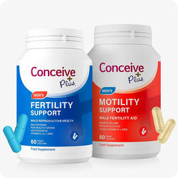 Conceive Plus Paket für männliche Motilität und Fruchtbarkeit mit L-Carnitin, Coenzym Q10, Zink, Selen und Vitamin C, 60 Kapseln – Bild 1 von 1