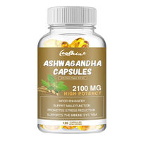 Produktbild von Coolkin Ashwagandha 2100 mg Nahrungsergänzungsmittel 120 Kapseln