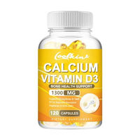 Produktbild von Coolkin Calcium Vitamin D3 1300 mg Nahrungsergänzungsmittel 120 Kapseln