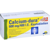 Produktbild von Cooper Consumer Health Calcium-dura Vit D3 600 mg und 400 I.E. Lutschtabletten