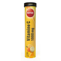 Produktbild von Cooper Consumer Health Vitamin C Brausetabletten mit Ascorbinsäure 1000 mg Aprikose-Orange 20 Stück