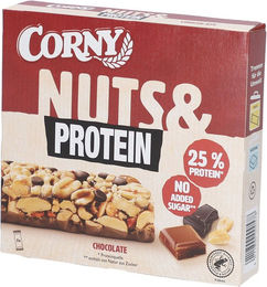 Corny Nuts & Protein Riegel Schokolade zuckerfrei ohne Zusatzstoffe – Bild 1 von 3