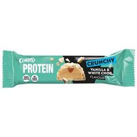 Produktbild von CORNY Protein Riegel Vanille und White Chocolate zuckerfrei