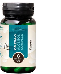 Cosmoveda Omega-3 Algenöl Complex vegetarische Kapseln ohne Gelatine – Bild 1 von 1