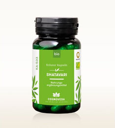 Cosmoveda Shatavari BIO Kapseln vegan – Bild 1 von 1