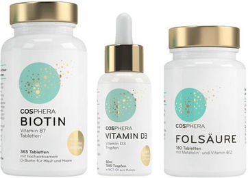 Cosphera 3-in-1 Schwangerschaft und Still Paket Tabletten vegan ohne Zusatzstoffe für Schwangere und Stillende – Bild 1 von 1
