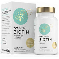 Produktbild von Cosphera Biotin Tabletten vegan ohne Zusatzstoffe 365 Stück