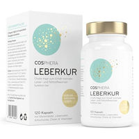 Produktbild von Cosphera Leberkur Kapseln mit Mariendistel und Artischocke vegan 120 Stück