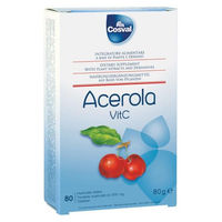 Produktbild von Cosval Acerola Vitamin C Brausetabletten mit Kräuter-Komplex 80 Stück