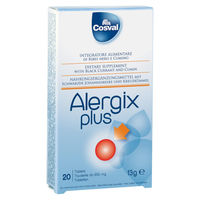 Produktbild von Cosval Alergix Plus Kräuter-Komplex und Vitamin-Kombination Tabletten für Erwachsene 20 Stück