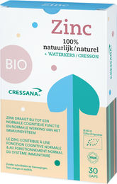 Cressana Zink Guave Bio – 30 Kapseln – Organisches Zink aus Guavenblättern – Vegan & Bio – Bild 1 von 4