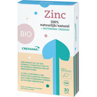 Produktbild von Cressana Zink Guave Bio – 30 Kapseln – Organisches Zink aus Guavenblättern – Vegan & Bio