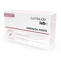 Produktbild von Cumlaude Ginenatal Forte Nahrungsergänzungsmittel Kapseln mit Fischöl EPA DHA sowie Vitaminen und Mineralien für Schwangere und Stillende, laktosefrei und glutenfrei, 30 Kapseln