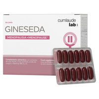 Produktbild von Cumlaude Lab Gineseda Nahrungsergänzungsmittel mit Soja-Isoflavonen sowie Vitamin E, B6 und D3, 30 Kapseln, glutenfrei und laktosefrei