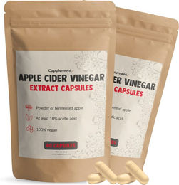 Cupplement Apfelessig Kapseln 500 mg Vegan ohne Zusatzstoffe 240 Kapseln Kombipack – Bild 1 von 1