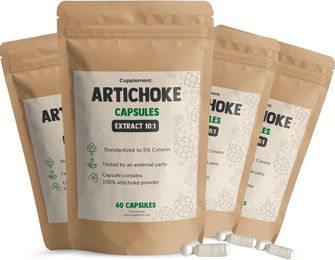 Cupplement Artischocken Extrakt Kapseln 500mg Vegan Vegetarisch Multipack – Bild 1 von 1