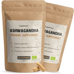 Cupplement Ashwagandha Kapseln 500 mg Bio ohne Zusatzstoffe Kombipack – Bild 1 von 1