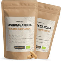 Produktbild von Cupplement Ashwagandha Kapseln 500 mg Bio ohne Zusatzstoffe Kombipack