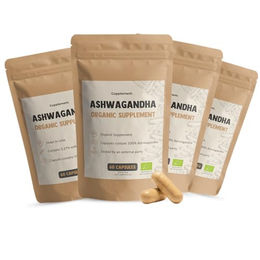 Cupplement Ashwagandha Kapseln 500 mg Vegan ohne Zusatzstoffe 240 Kapseln – Bild 1 von 5