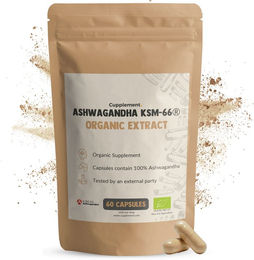 Cupplement Ashwagandha KSM-66 Bio Kapseln 500 mg vegan – Bild 1 von 1