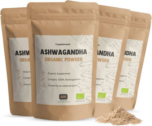 Cupplement Ashwagandha Pulver Bio Multipack Vegan ohne Zusatzstoffe – Bild 1 von 1