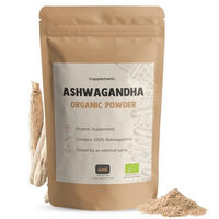 Produktbild von Cupplement Ashwagandha Pulver Bio Vegan ohne Zusatzstoffe 60 g