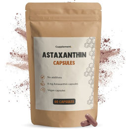 Cupplement Astaxanthin Kapseln 8 mg vegan und vegetarisch 60 Stück – Bild 1 von 1