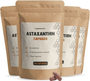 Cupplement Astaxanthin Kapseln 8 mg vegan und vegetarisch ohne Zusatzstoffe 60 Stück – Bild 1 von 1