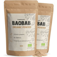 Produktbild von Cupplement Baobab Pulver Bio Vegan ohne Zusatzstoffe Kombipack