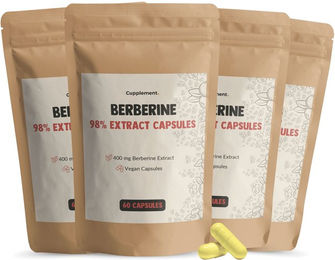 Cupplement Berberin Extrakt Kapseln 400 mg ohne Zusatzstoffe 240 Stück – Bild 1 von 1