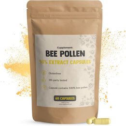 Cupplement Bienenpollen Extrakt Kapseln 500 mg vegan vegetarisch ohne Zusatzstoffe – Bild 1 von 1