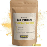 Produktbild von Cupplement Bienenpollen Extrakt Kapseln 500 mg vegan vegetarisch ohne Zusatzstoffe