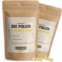 Produktbild von Cupplement Bienenpollen Extrakt Kapseln 500 mg vegetarisch vegan ohne Zusatzstoffe 120 Kapseln