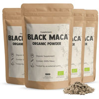 Produktbild von Cupplement Bio Schwarzes Maca Pulver Vegan und Vegetarisch