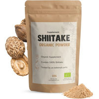 Produktbild von Cupplement Bio Shiitake Pulver vegan und ohne Zusatzstoffe