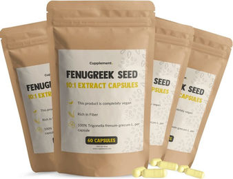 Cupplement Bockshornklee Kapseln 500 mg vegan und vegetarisch ohne Zusatzstoffe 240 Stück – Bild 1 von 1
