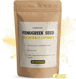 Cupplement Bockshornklee Kapseln 500 mg vegan und vegetarisch ohne Zusatzstoffe – Bild 1 von 1