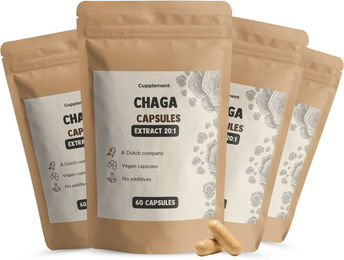 Cupplement Chaga-Extrakt Kapseln 400 mg vegan ohne Zusatzstoffe 240 Kapseln – Bild 1 von 1