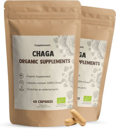 Cupplement Chaga Kapseln Bio ohne Zusatzstoffe 120 Stück – Bild 1 von 1
